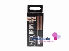 3 x Maybelline Tattoo Brow Longlasting Peel Off Gel Tint - MEDIUM BROWN