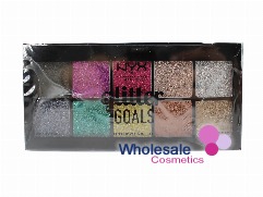 6 x NYX Professional Makeup Glitter Cream Pro Palette