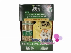 6 x Garnier Ultra Doux Honey Shampoo 500 ml + Bottle Free