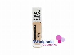 6 x Maybelline SuperStay 30Hr Full Coverage Foundation - 20 CAMEO