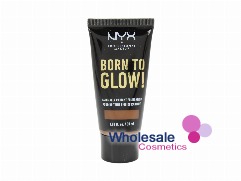 6 x NYX Professional Born to Glow Radiant Foundation - DEEP RICH
