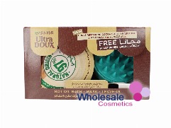8 x Garnier Ultra Doux 3 in 1 Curls Restoring Hair Food - COCOA BUTTER + FREE SCALP BRUSH