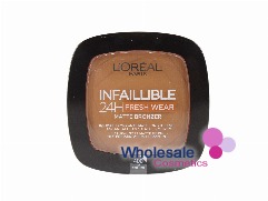 6 x L'Oreal Paris Infaillible 24H Fresh Wear Matte Bronzer - 400 TAN