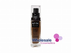 6 x NYX Professional Can't Stop Won't Stop Foundation Full Coverage - 22.3 WALNUT