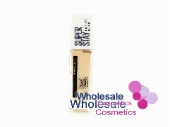 6 x Maybelline SuperStay Active Wear 30Hr Foundation Secuirty Label - 03 TRUE IVORY