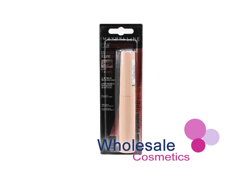 6 x Maybelline Total Temptation Black Mascara - BLACK