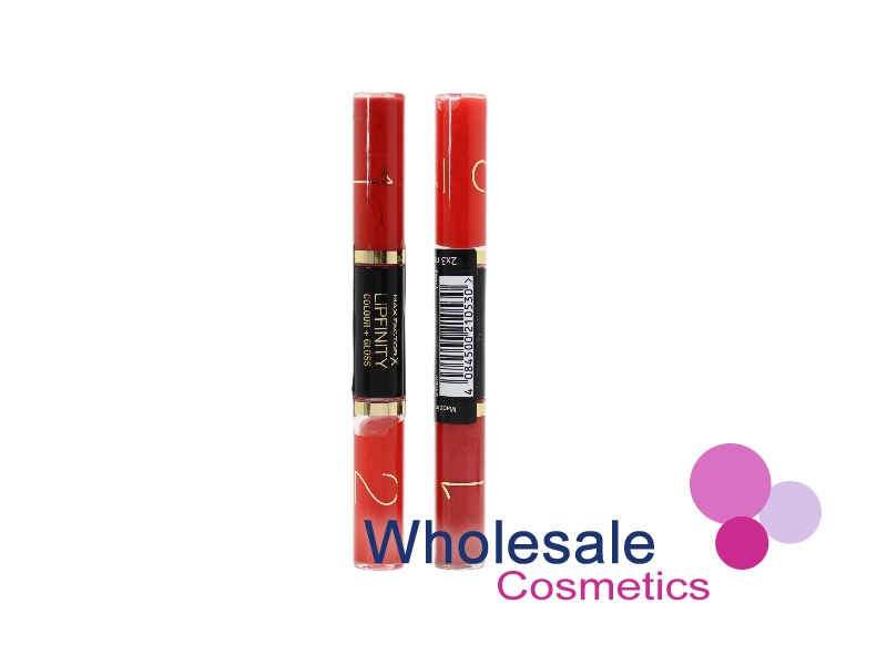 9 x Max Factor Lipfinity Colour & Gloss - 640 LASTING GRENADINE
