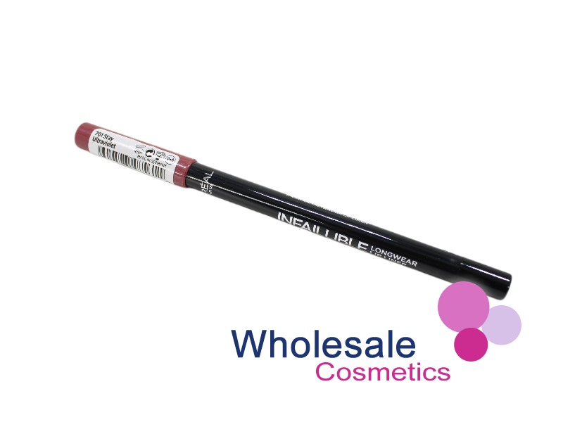 12 x L'Oreal infallible Longwear Lip Liner - 701 STAY ULTRAVIOLENT