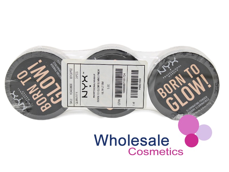 6 x NYX Born To Glow Illuminating Powder - 02 ULTRA LIGHT BEAM