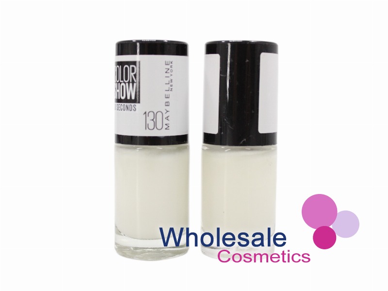 8 x Maybelline Colorshow 60 Seconds Nail Polish NO BARCODE - 130 WINTER BABY