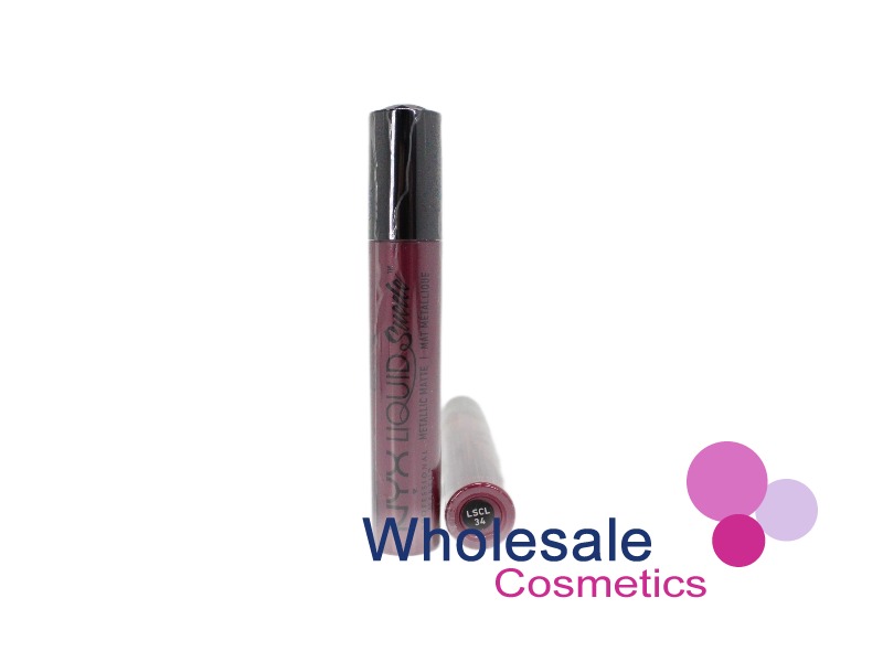 9 x NYX Liquid Suede Metallic Matte Lipstick - 34 PURE SOCIETY