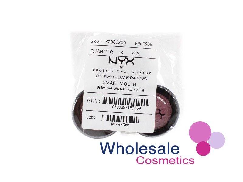 9 x NYX Professional Makeup Foil Play Cream Eyeshadow - 06 SMART MOUTH