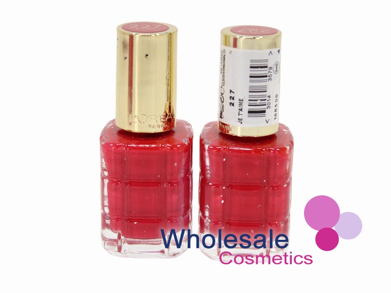 6 x L'Oreal Color Riche Nail Polish - 227 JET'AIME