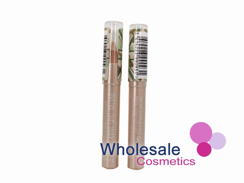 12 x Rimmel Brow This Way Highlightng Pencil - 002 SHIMMER (Green Case)