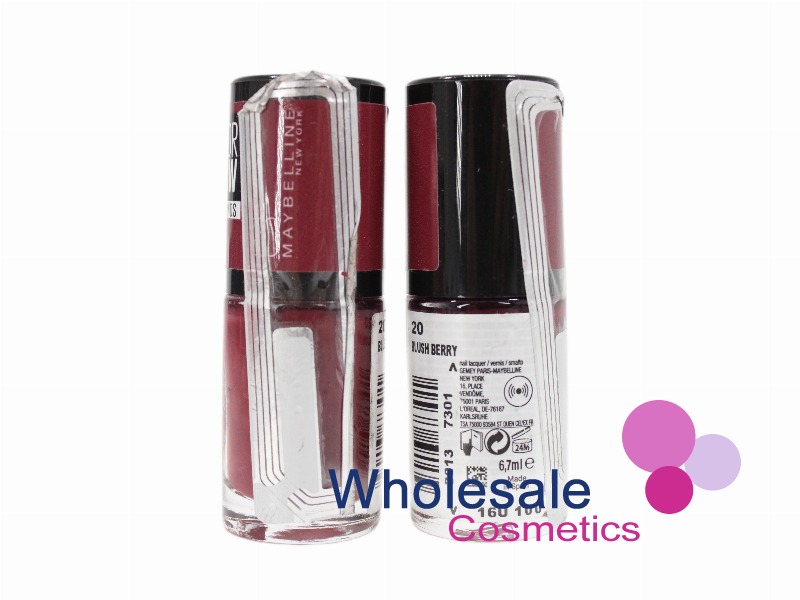 8 x Maybelline Colorshow 60 Seconds Nail Polish - 20 BLUSH BERRY