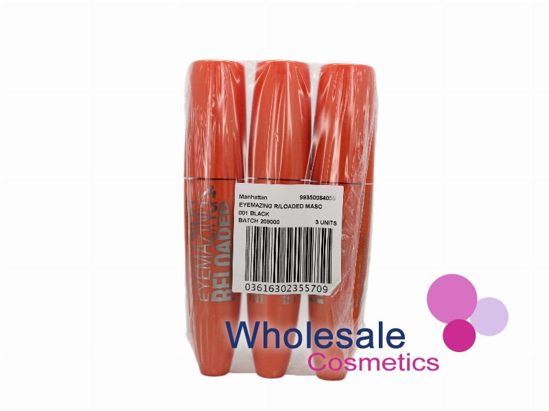 9 x Manhattan Eyemazing Reloaded Mascara - 001 BLACK