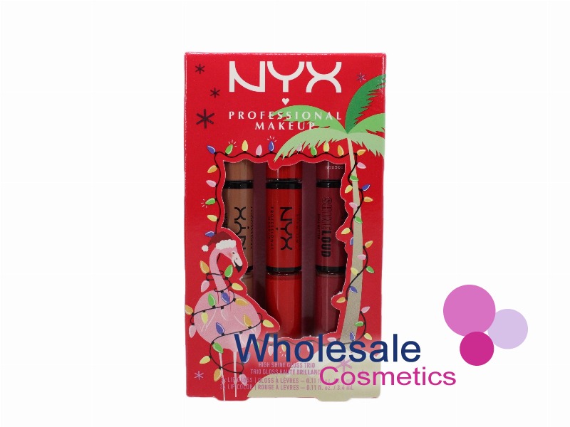 6 x NYX Professional High Shine Gloss Trio
