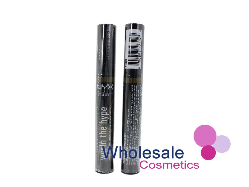 9 x NYX Professional Makeup Worth The Hype Volumizing Mascara - 02 BROWNISH BLACK