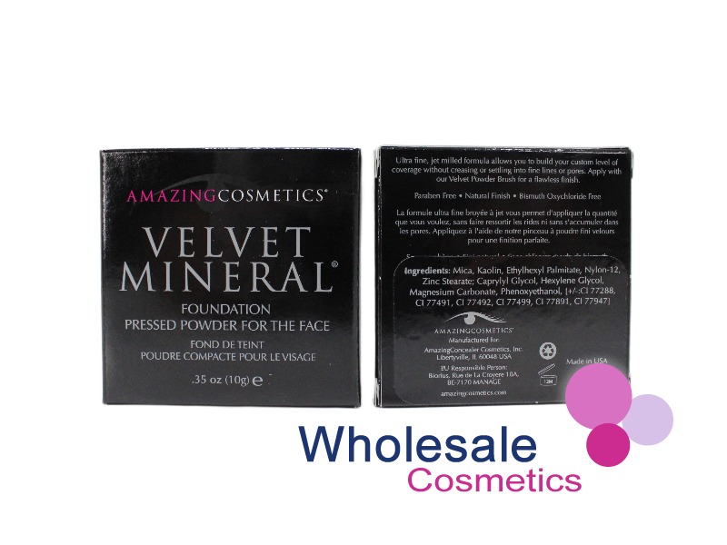10 x Amazing Cosmetics Velvet Mineral Foundation - FAIR