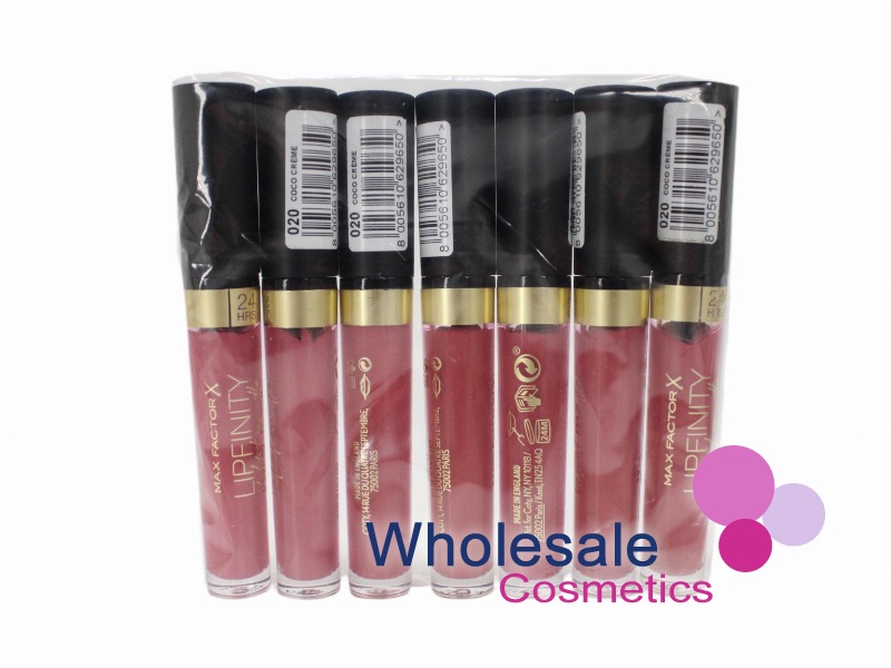 7 x Max Factor Lipfinity Velvet Matte Lip Colour - 020 COCO CREME