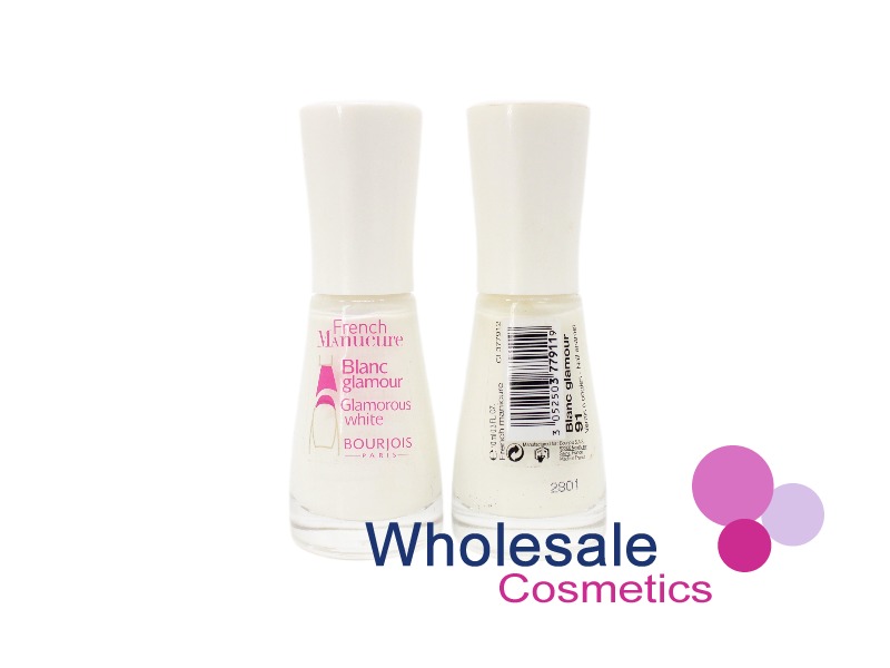 10 x Bourjois So Laque & Manicure Nail Polish - 91 BLANC GLAMOUR