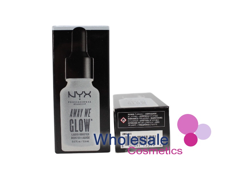 6 x NYX Professional Makeup Away We Glow Liquid Booster - AWGLB01 ZONED OUT