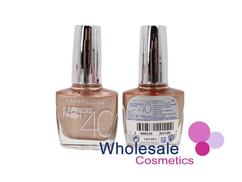 6 x Maybelline Express Finish 40 Seconds Nail Polish - 740 BRASSY