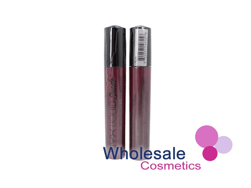 9 x NYX Liquid Suede Metallic Matte Lipstick - 34 PURE SOCIETY