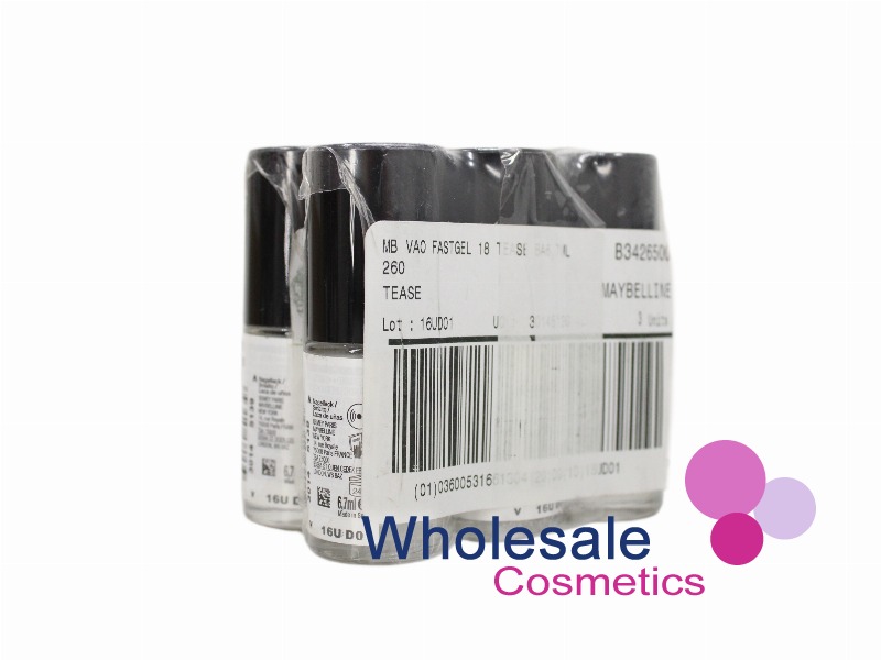 8 x Maybelline Fast Gel Nail Polish - 18 TEASE