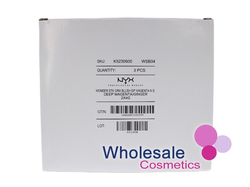 6 x NYX Professional Makeup Wonder Stick Blush - 04 DEEP MAGENTA + GINGER