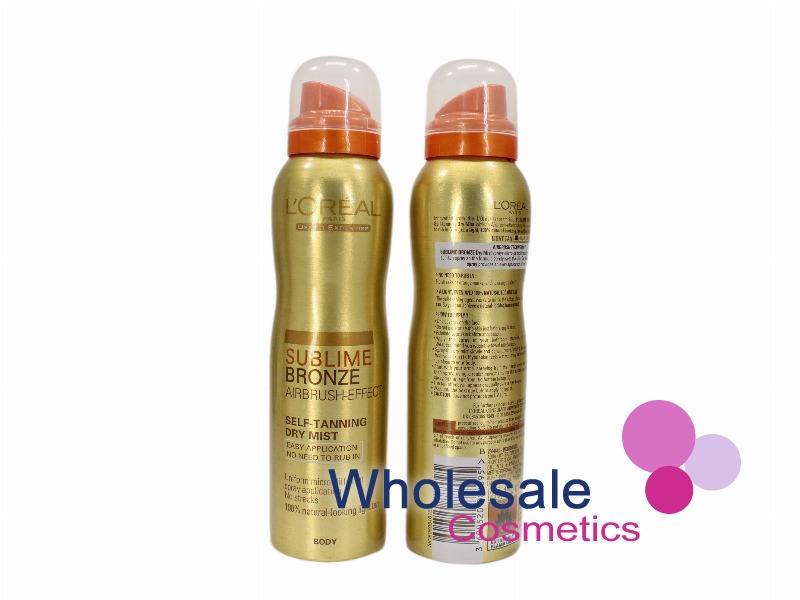 6 x L'Oreal Sublime Bronze Self-Tanning Dry Mist - LIGHT TAN