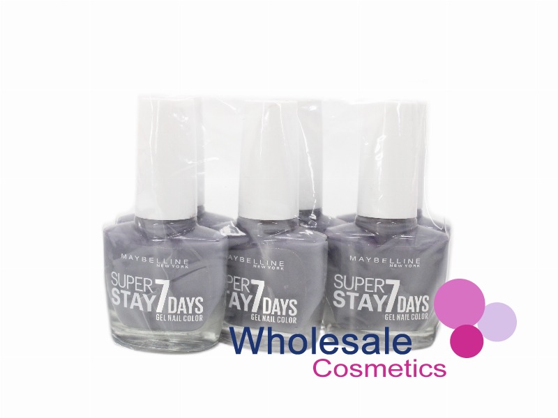 17 x Maybelline Superstay 7 Days Gel Nail Colour - 909 URBAN STEEL