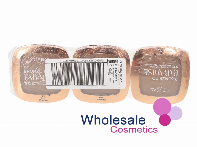 6 x L'Oreal Bronze To Paradise Matte Bronzing Powder - 03 BACK TO BRONZE