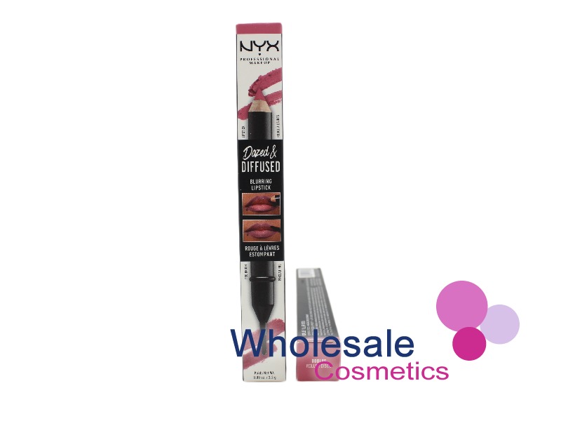 9 x NYX Makeup Professional Dazed and Diffused Blurring Lipstick - ROLLER DISCO