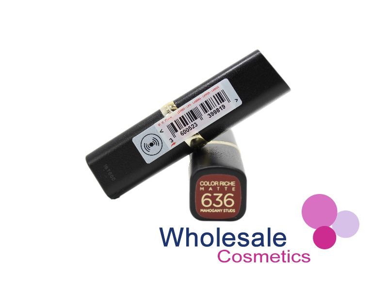 5 x L'Oreal Color Riche Matte Lipsticks - 636 MAHOGANY STUDS