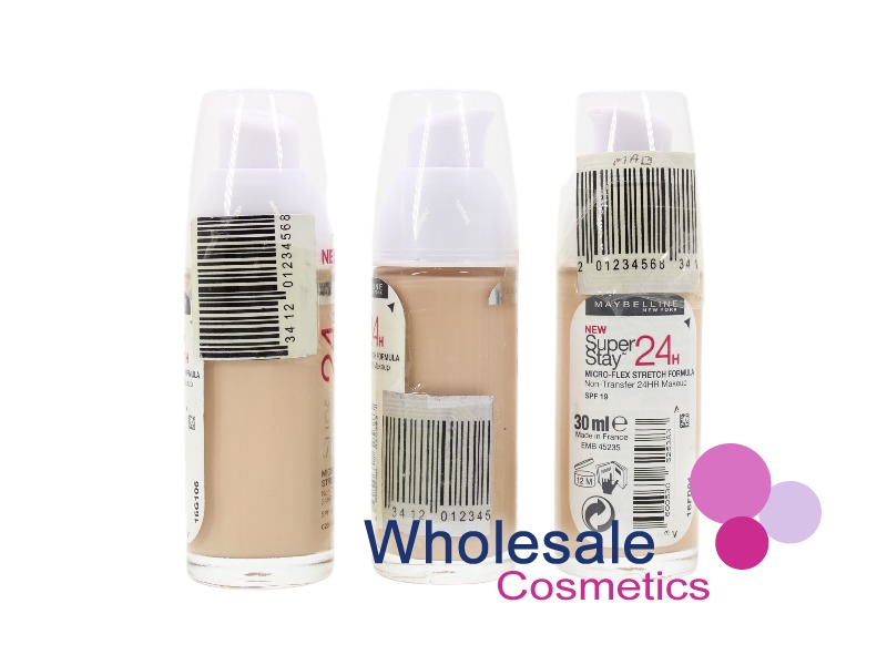 5 x Maybelline 24HR SuperStay Foundation - 020 CAMEO