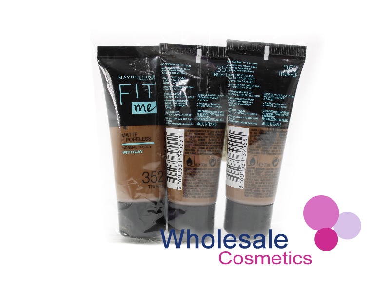 6 x Maybelline Fit Me Matte & Poreless Liquid Foundation - 352 TRUFFLE