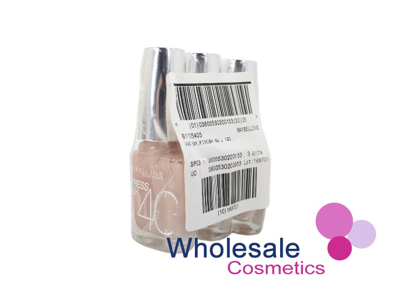 9 x Maybelline Express Finish 40 Seconds Nail Polish - 120 SWEET ROSE