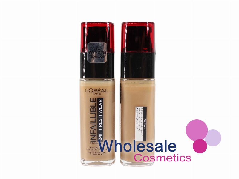 6 x L'Oreal Infaillible 24H Fresh Wear Foundation - 290 GOLDEN AMBER