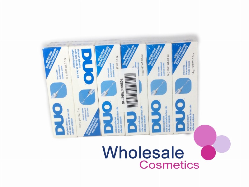 12 x Duo Striplash White/Clear Adhesive 14g