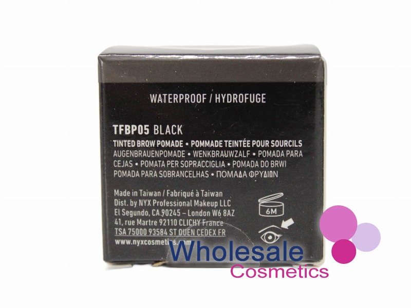 8 x NYX Professional Makeup Tame & Frame Tinted Brow Pomade - TFBP05 BLACK