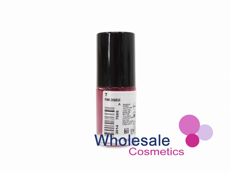 8 x Maybelline Fast Gel Nail Polish - 7 PINK CHARGE