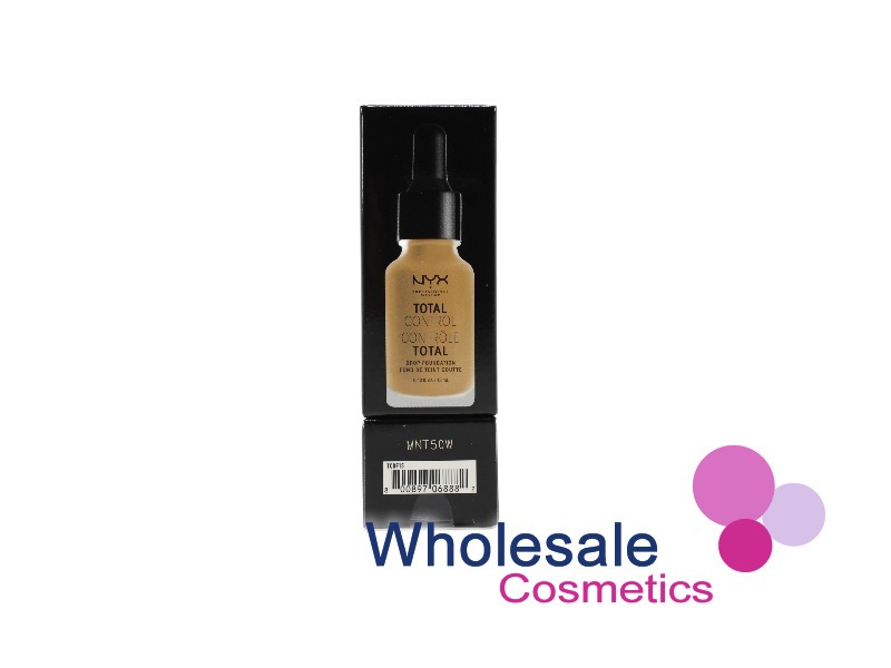 6 x NYX Total Control Drop Foundation - 17 CAPPUCCINO 13ml