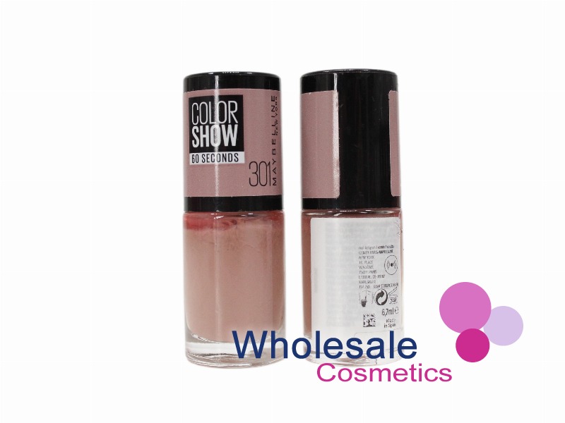 8 x Maybelline Colorshow 60 Seconds Nail Polish NO BARCODE - 301 LOVE THIS SWEATER