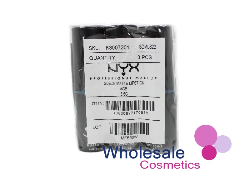 2 x NYX Professional Makeup Suede Matte Lipstick - ACE