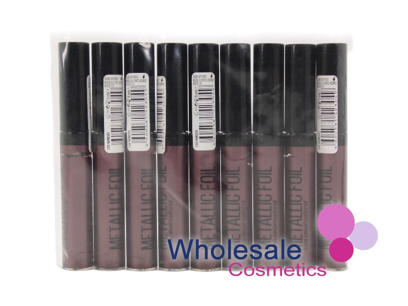 9 x Maybelline Metallic Foil Lip Gloss - 120 NEMESIS