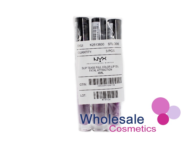 9 x NYX Professional Makeup Slip Tease Lip Oil - 06 FATAL ATTRACTION