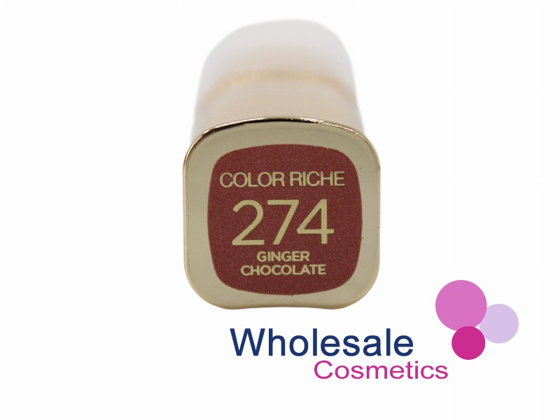 10 x L'Oreal Color Riche Lipsticks - 274 GINGER CHOCOLATE