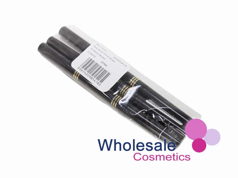 9 x Max Factor Real Brow Fill & Shape Liner - 05 BLACK BROWN