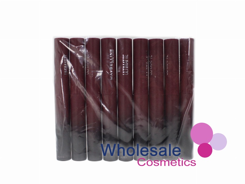 9 x Maybelline New York Color Sensational Ultimatte Lipstick NO BARCODE - 099 MORE BERRY